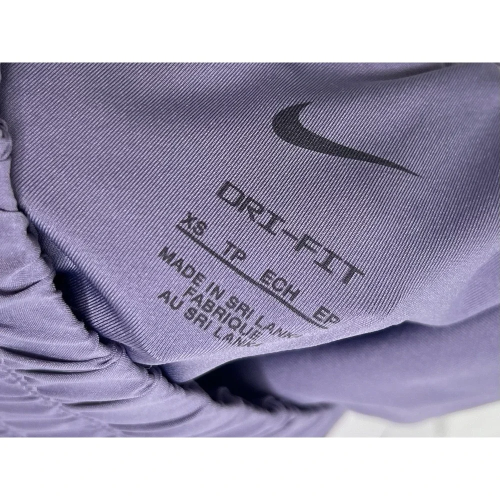 Nike Tempo Dri-FIT Purple Running Shorts High Rise Athletic Gym Workout Size XS